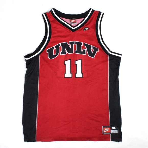 VTG Nike Team UNLV Rebels Jersey Dedan Thomas Basketball Size XL Authentic - Picture 1 of 11